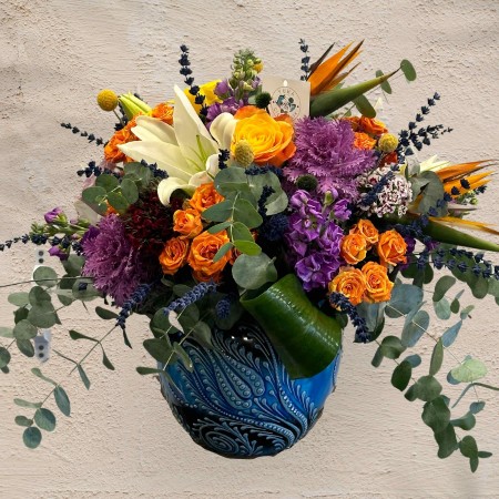 Turquoise Series - Mixed Vase